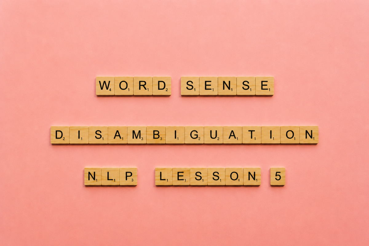 Word Sense Disambiguation